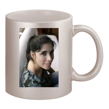 Sarah Silverman 11oz Metallic Silver Mug