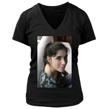 Sarah Silverman Women's Deep V-Neck TShirt