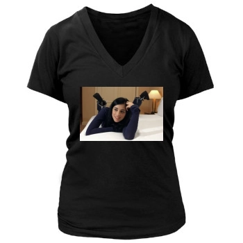 Sarah Silverman Women's Deep V-Neck TShirt