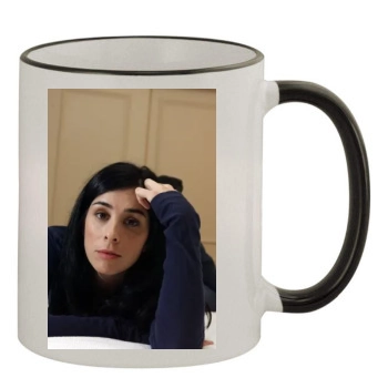 Sarah Silverman 11oz Colored Rim & Handle Mug