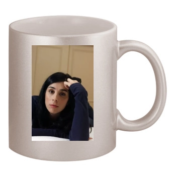 Sarah Silverman 11oz Metallic Silver Mug