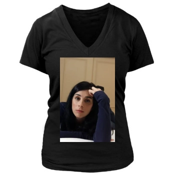 Sarah Silverman Women's Deep V-Neck TShirt