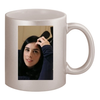 Sarah Silverman 11oz Metallic Silver Mug