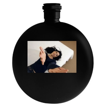 Sarah Silverman Round Flask