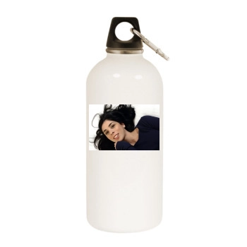 Sarah Silverman White Water Bottle With Carabiner