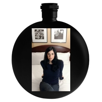 Sarah Silverman Round Flask