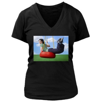 Sarah Silverman Women's Deep V-Neck TShirt