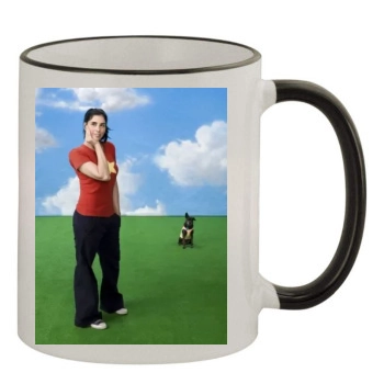 Sarah Silverman 11oz Colored Rim & Handle Mug