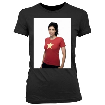 Sarah Silverman Women's Junior Cut Crewneck T-Shirt