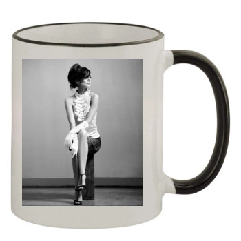 Sarah Wayne Callies 11oz Colored Rim & Handle Mug