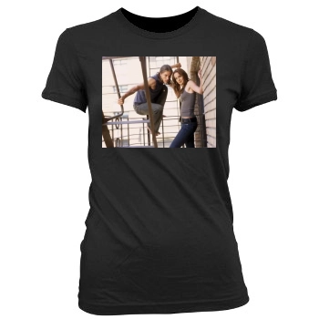 Sarah Wayne Callies Women's Junior Cut Crewneck T-Shirt