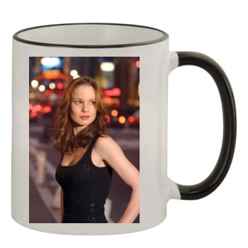 Sarah Wayne Callies 11oz Colored Rim & Handle Mug