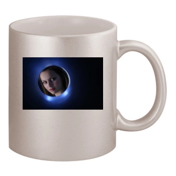 Sasha Cohen 11oz Metallic Silver Mug