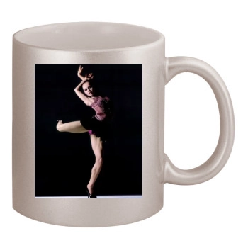 Sasha Cohen 11oz Metallic Silver Mug