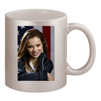 Sasha Cohen 11oz Metallic Silver Mug