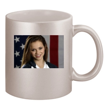 Sasha Cohen 11oz Metallic Silver Mug