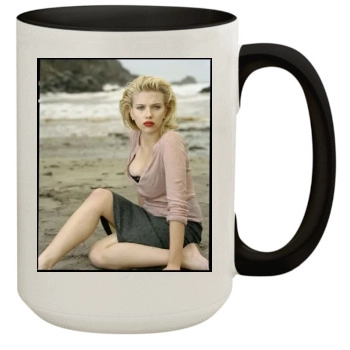 Scarlett Johansson 15oz Colored Inner & Handle Mug