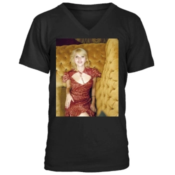 Scarlett Johansson Men's V-Neck T-Shirt