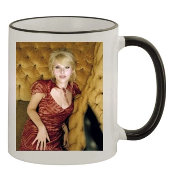 Scarlett Johansson 11oz Colored Rim & Handle Mug