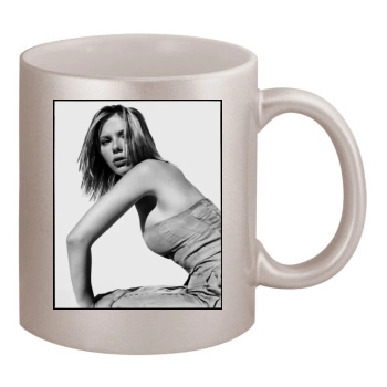 Scarlett Johansson 11oz Metallic Silver Mug