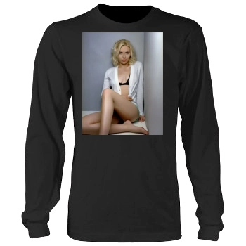 Scarlett Johansson Men's Heavy Long Sleeve TShirt