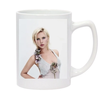 Scarlett Johansson 14oz White Statesman Mug