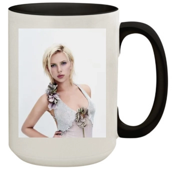 Scarlett Johansson 15oz Colored Inner & Handle Mug