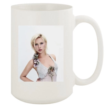 Scarlett Johansson 15oz White Mug