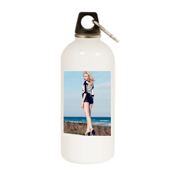 Scarlett Johansson White Water Bottle With Carabiner