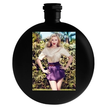 Scarlett Johansson Round Flask