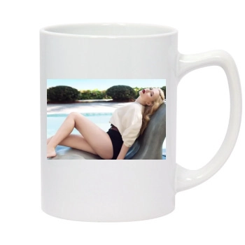 Scarlett Johansson 14oz White Statesman Mug