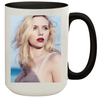 Scarlett Johansson 15oz Colored Inner & Handle Mug