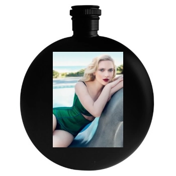 Scarlett Johansson Round Flask