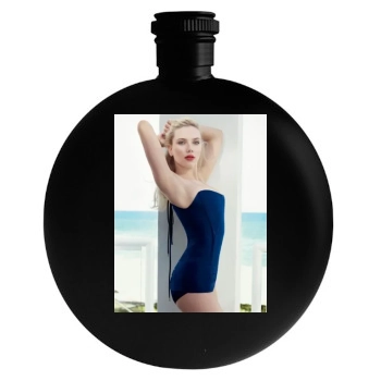 Scarlett Johansson Round Flask