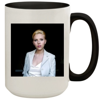 Scarlett Johansson 15oz Colored Inner & Handle Mug