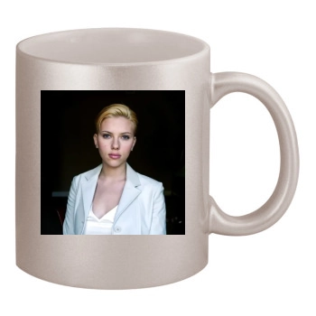 Scarlett Johansson 11oz Metallic Silver Mug