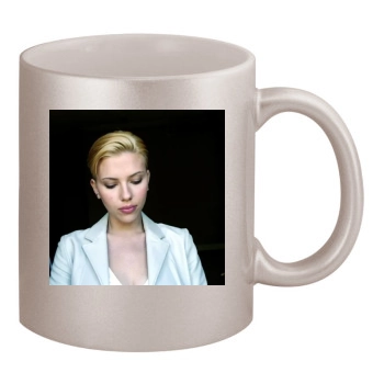 Scarlett Johansson 11oz Metallic Silver Mug