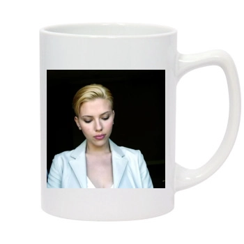 Scarlett Johansson 14oz White Statesman Mug