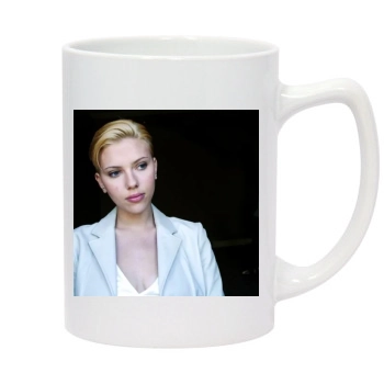 Scarlett Johansson 14oz White Statesman Mug