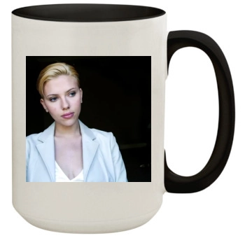 Scarlett Johansson 15oz Colored Inner & Handle Mug