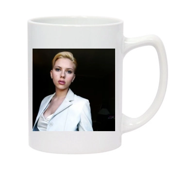 Scarlett Johansson 14oz White Statesman Mug