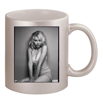 Scarlett Johansson 11oz Metallic Silver Mug