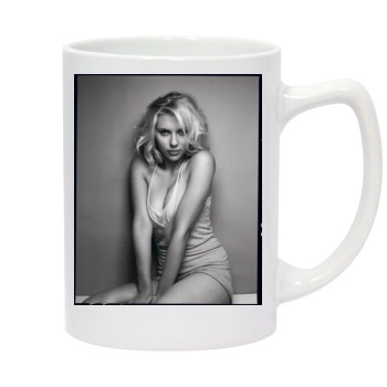 Scarlett Johansson 14oz White Statesman Mug