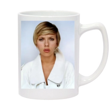 Scarlett Johansson 14oz White Statesman Mug