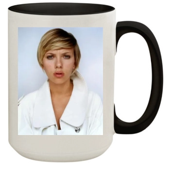 Scarlett Johansson 15oz Colored Inner & Handle Mug