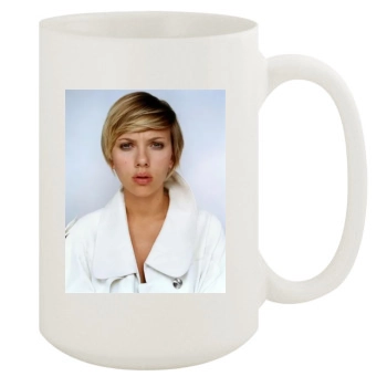 Scarlett Johansson 15oz White Mug