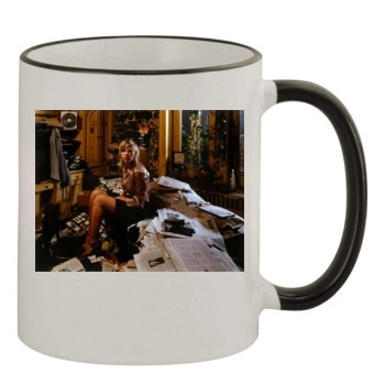 Scarlett Johansson 11oz Colored Rim & Handle Mug