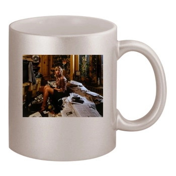 Scarlett Johansson 11oz Metallic Silver Mug