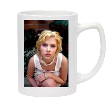 Scarlett Johansson 14oz White Statesman Mug