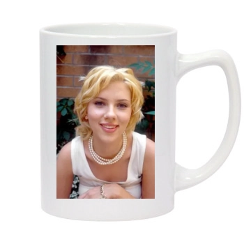 Scarlett Johansson 14oz White Statesman Mug